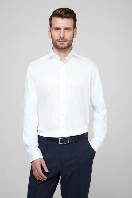 SLIM FIT СОРОЧКА БІЛОГО КОЛЬОРУ ETERNA