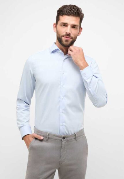 SLIM FIT КЛАСИЧНА СОРОЧКА БЛАКИТНОГО КОЛЬОРУ ETERNA